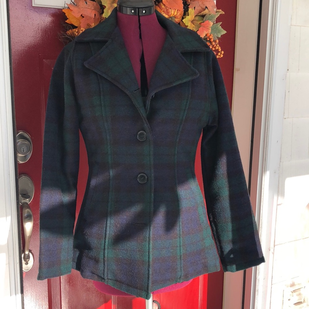 Filson Wool Black Watch Plaid Jacket XS